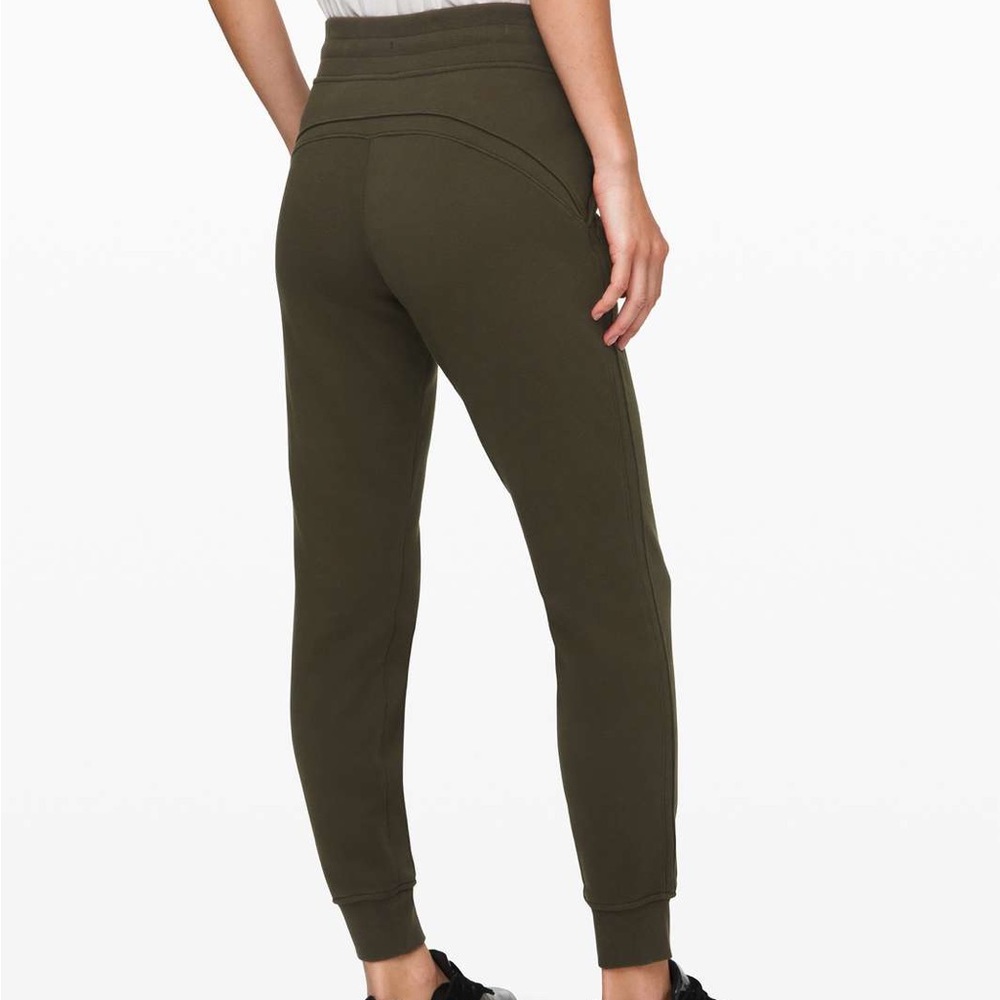 Lululemon Warm Down Jogger II 28" Size 4 in Dark Olive
